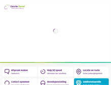 Tablet Screenshot of carefordental.nl